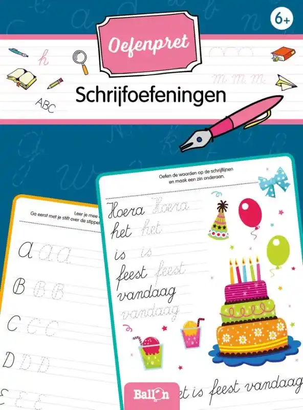 Betaalbaar Schrijfoefeningen 6+