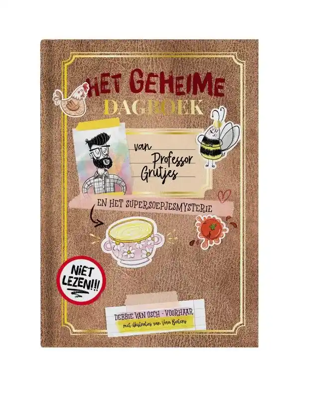 Het geheime dagboek van professor Grutjes en het supersoepjesmysterie Direct Beschikbaar