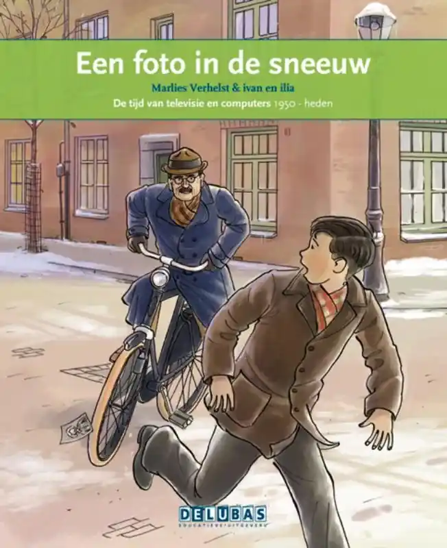 Een foto in de sneeuw Rechtstreeks Van De Fabrikant
