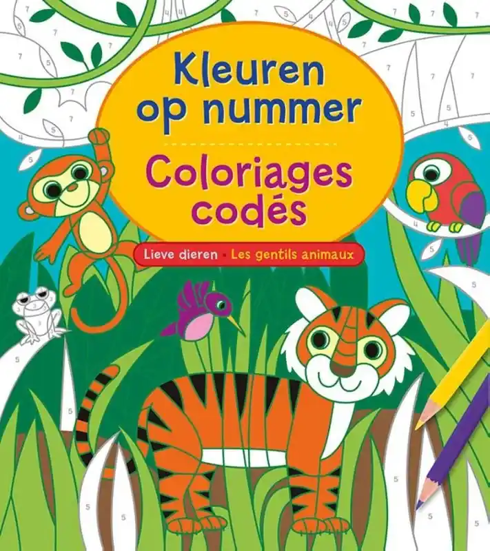 Lieve dieren / Les gentils animaux – Coloriages codés Aanbieding