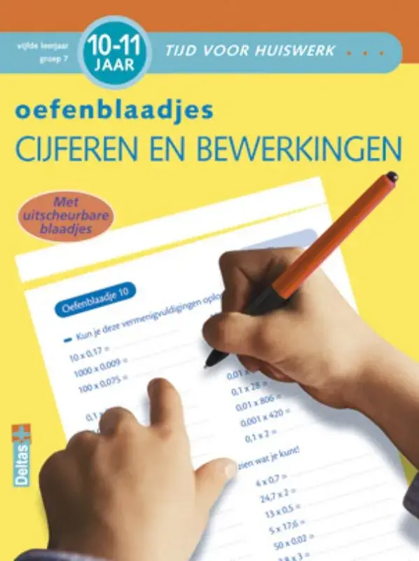Oefenblaadjes rekenen 10-11 jaar cijfers en bewerkingen vijfde leerjaar groep 7 Goedkoop