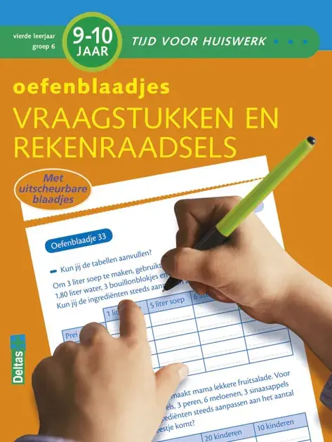 Oefenblaadjes Vraagstukken en rekenraadsels 9-10 jr Favoriet