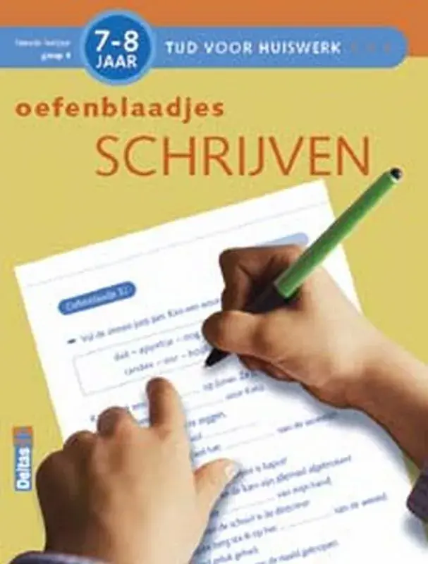Oefenblaadjes schrijven 7-8 jaar Direct Verzonden