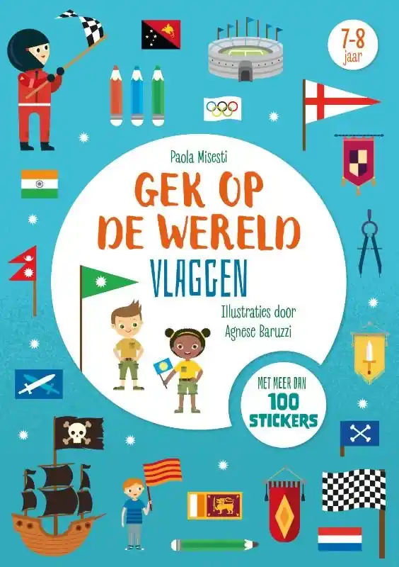 Gek op de wereld vlaggen Hoge Kwaliteit