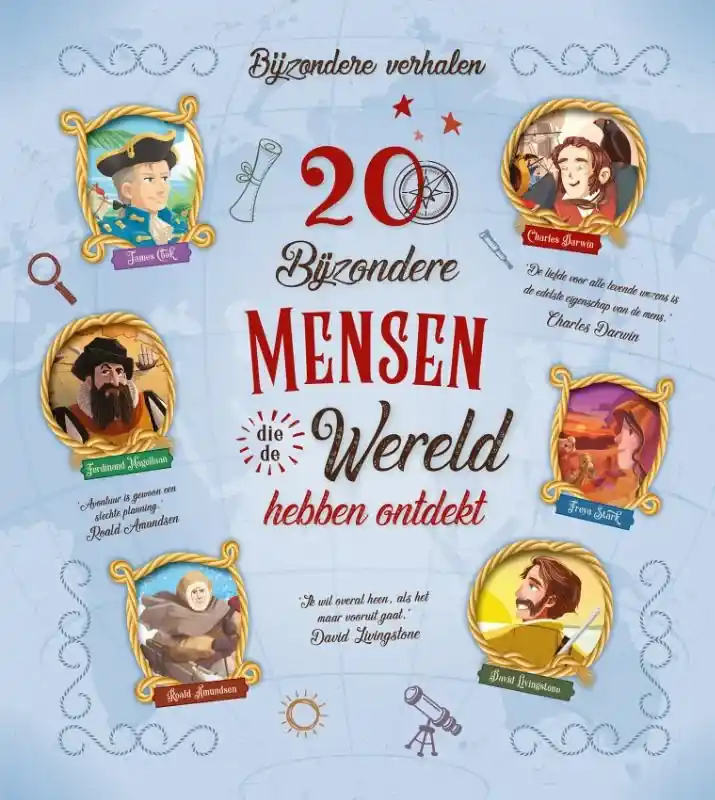 20 bijzondere mensen die de wereld hebben ontdekt Voordeelprijs