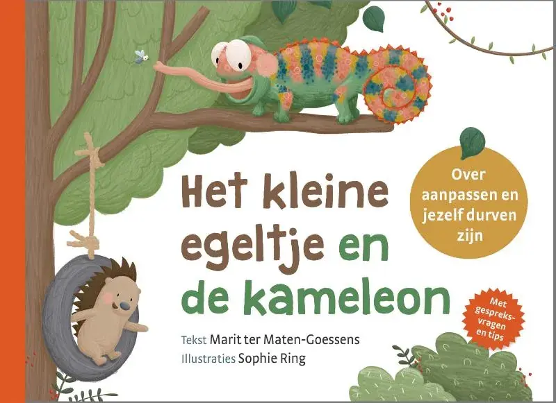 Rechtstreeks Van De Fabrikant Het kleine egeltje en de kameleon