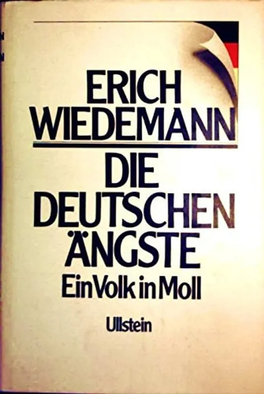 Die deutschen Ängste - Erich Wiedemann Weekendaanbieding