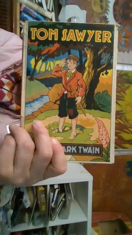 Goedkoop Tom SAwyer door Mark Twain Voor Nederland bewerkt door Hendrik Van Heuvelen Uitgave Goede Lectuur AMsterdam - Mark Twain Voor Nederland bewerkt door Hendrik Van Heuvelen