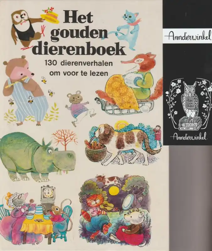 Dagaanbieding Gouden dierenboek gouden vertelboeken