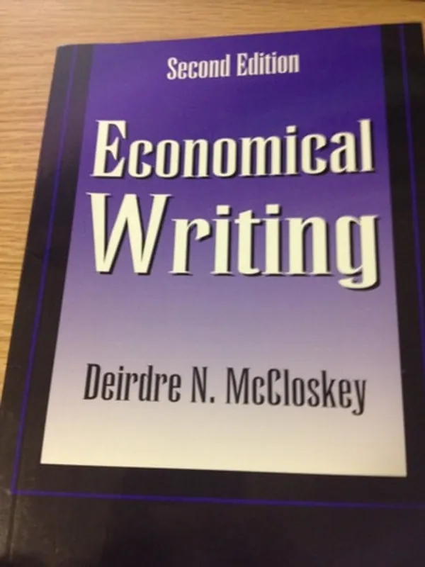 Tijdelijk Beschikbaar Economical Writing - Deirdre McCloskey
