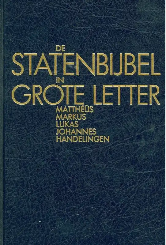 Koop Online Bijbel Statenbijbel in grote letter 8 Romeinen-Openbaring - cm 17x25