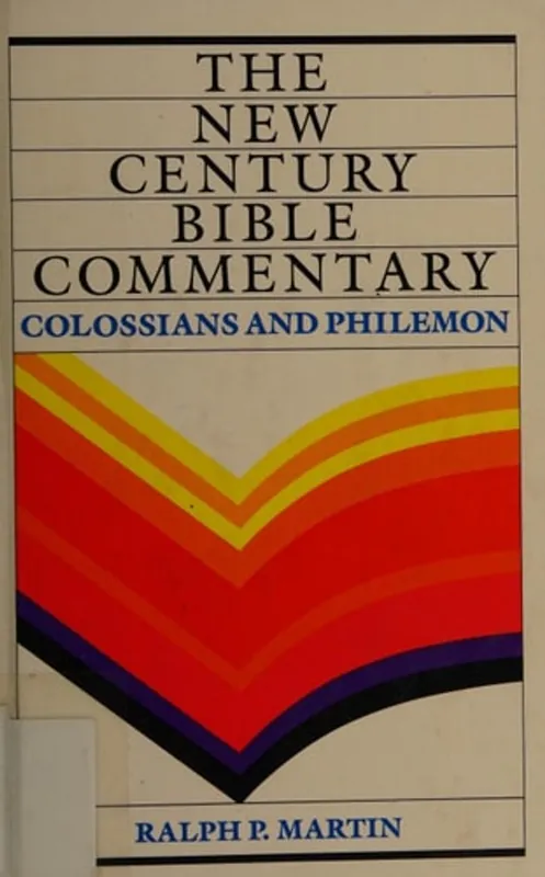Direct Verzonden New Century Bible Commentary Colossians and Philemon - Ralph P. Martin