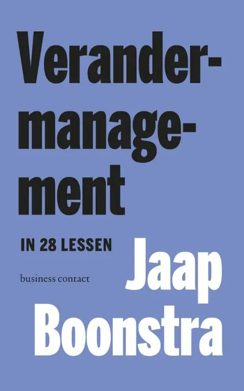 Weekendaanbieding Verandermanagement in 28 lessen - Jaap Boonstra