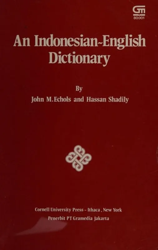An Indonesian-English Dictionary - John M. Echols Merkproduct
