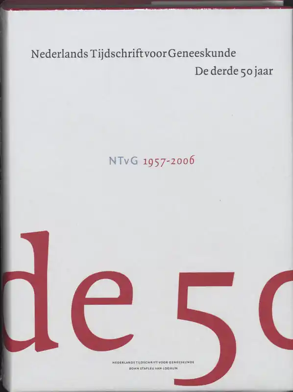 Aanbieding Nederlands Tijdschrift voor Geneeskunde 1957-2006 - Joost van der Meer; S. van't Hof