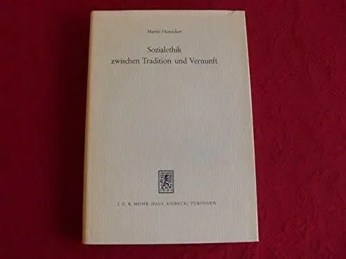 Sozialethik zwischen Tradition und Vernunft - Martin Honecker Actieprijs