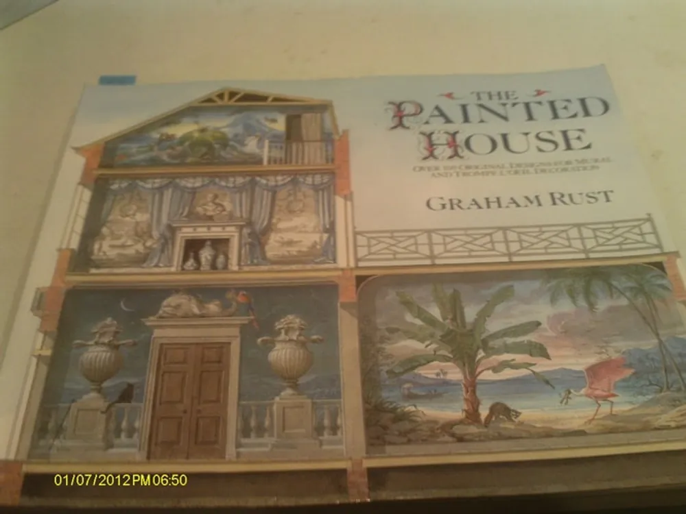 Bestel Nu The Painted House: Over 100 Original Designs for Mural and Trompe L'Oeil Decoration - Graham Rust