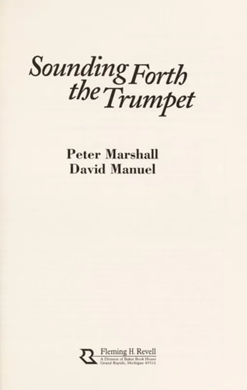 Op = Op Sounding Forth the Trumpet: 1837-1860 - Peter Marshall