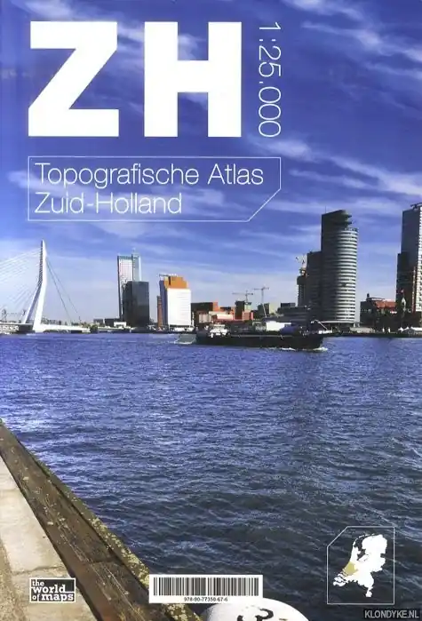Topografische Atlas Zuid-Holland - 1:25000 - Thomas Termeulen Snelle Levering