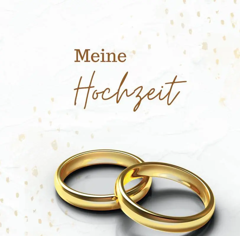 Gratis Verzending Meine Hochzeit Klassik- Hochzeitsgästebuch Premium Hardcover 78 Seiten / 1 Edition