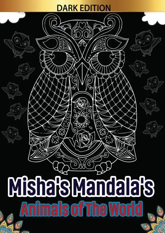 Direct Beschikbaar Misha's mandala's: Animals of the world part 3 / 1st Edition