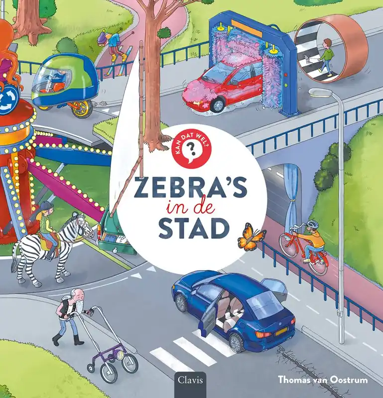Zebra's in de stad / Druk 1 Snelle Levering