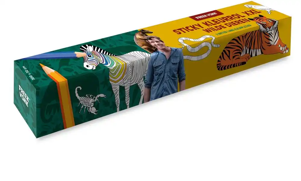 Speciale Aanbieding Freek Vonk Sticky kleurrol - Wilde dieren / Druk 1
