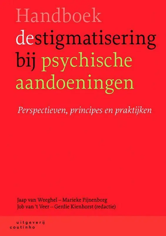 Handboek destigmatisering bij psychische aandoeningen / Druk 1 Merkproduct