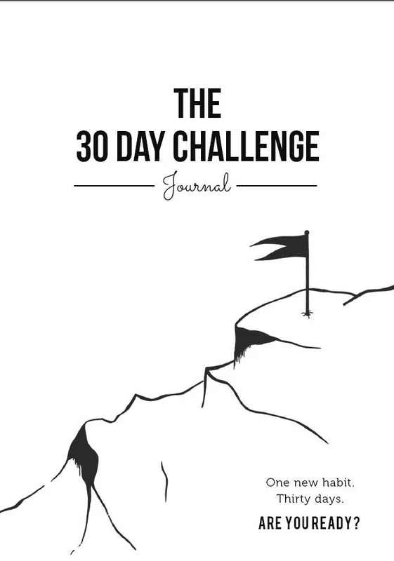 The 30 Day Challenge Journal / 1st Edition Finale Uitverkoop