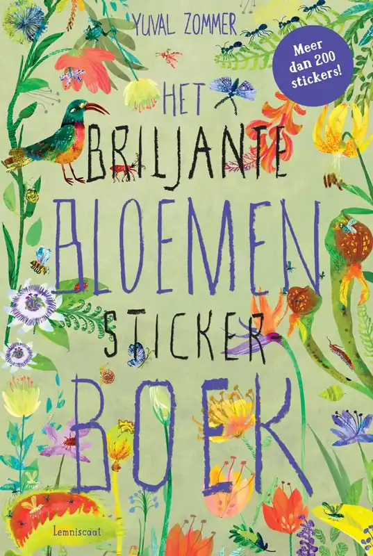 Rechtstreeks Van De Fabrikant Het Briljante Bloemen Boek Stickerboek / Druk 1