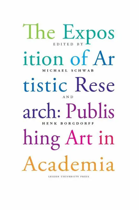Voordeelprijs The exposition of artistic research / 1st Edition