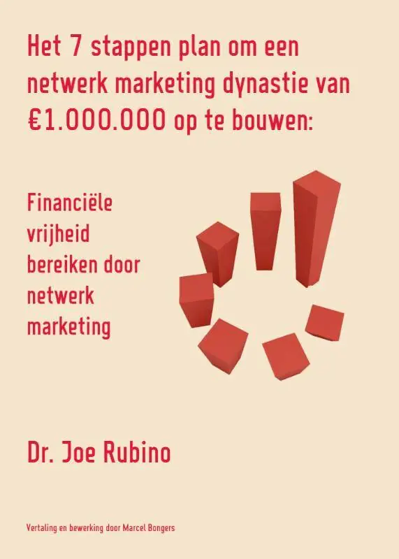Het 7 stappen plan om een netwerk marketing dynastie van 1.000.000 op te bouwen / Druk 1 Koop Online