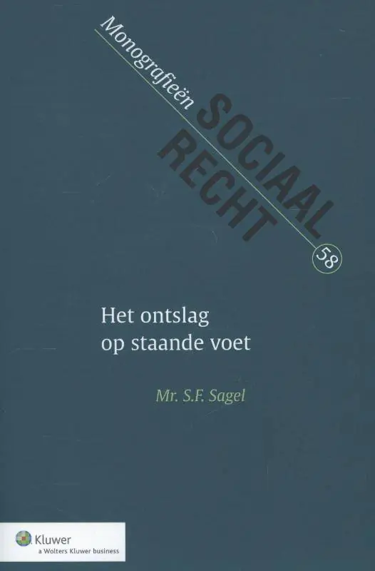 Het ontslag op staande voet / Druk 1 Gereduceerde Prijs