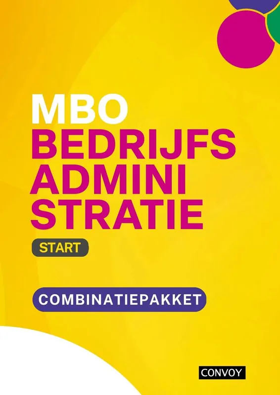 MBO Bedrijfsadministratie Start Combinatiepakket / Druk 2 Voordeelprijs