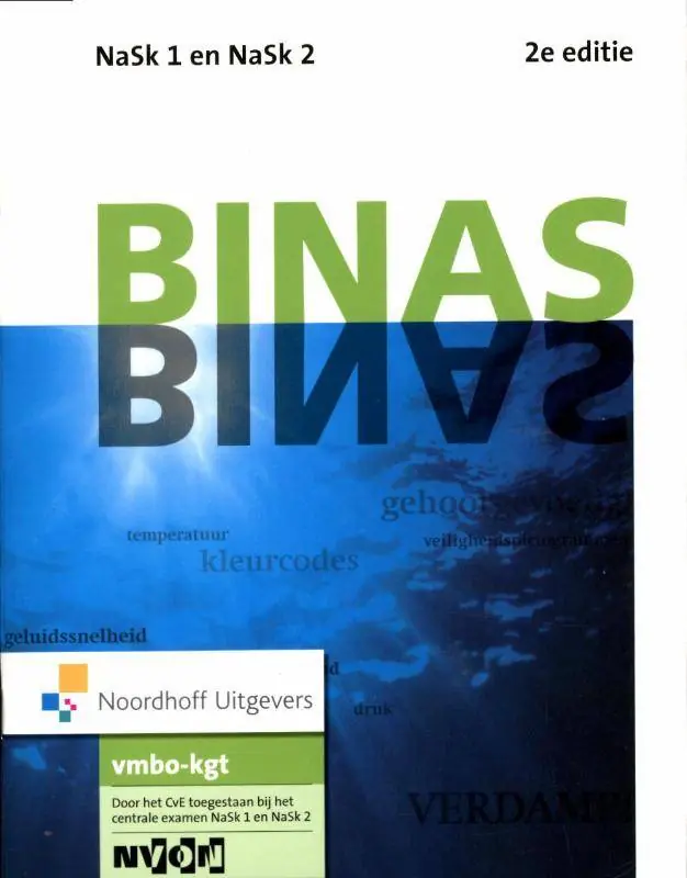 Tijdelijk Beschikbaar Binas Nask1 en nask2 vmbo-kgt informatieboek / Druk 2