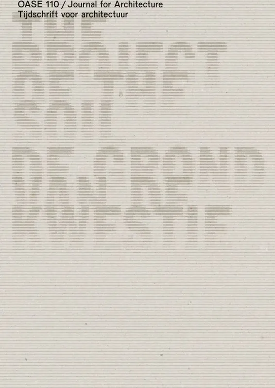 OASE Journal for Architecture #110 / 1st Edition Bestseller