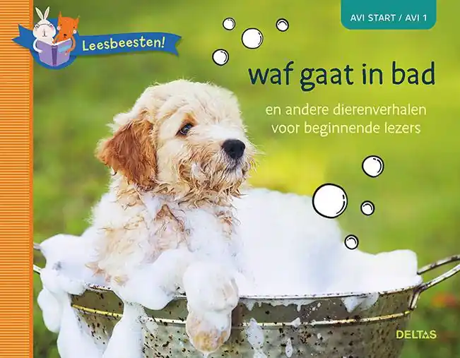 Nieuw Leesbeesten! Waf gaat in bad / Druk 1