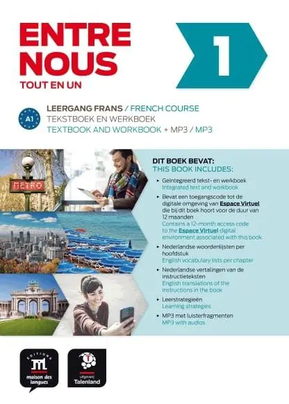 Entre nous 1 -Tout en un - Version Talenland A1 Livre de l'élève + cahier d'exercices / 1 Edition Direct Verzonden