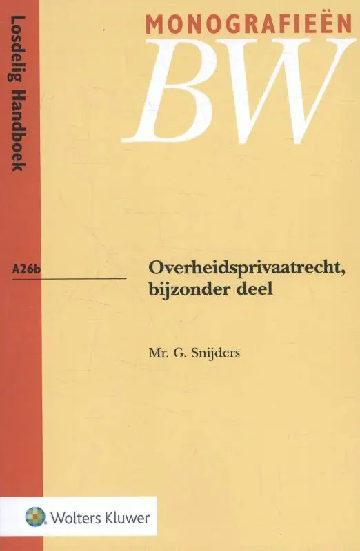 Dagaanbieding Overheidsprivaatrecht, bijzonder deel / Druk 2