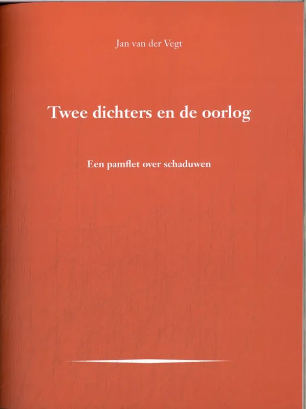 Koopje Twee dichters en de oorlog / Druk 1