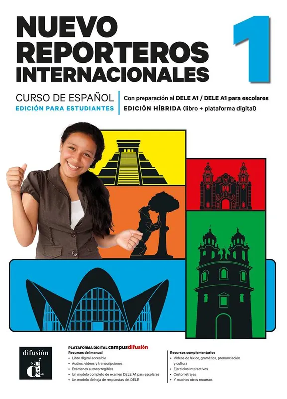 Nuevo Reporteros internacionales 1 – Edición híbrida para estudiantes / 1 Edition Veilige Betaling