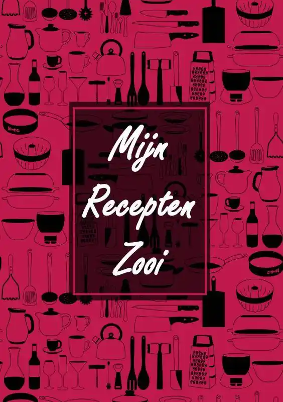 Receptenboek Invulboek - Blanco Recepten Notitieboek Om Zelf in te Vullen - "Mijn Recepten Zooi" / Druk 1 Koop Online