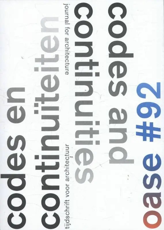 Oase 92 Code en continuiteit; Codes and continuities / 1st Edition Veilige Betaling