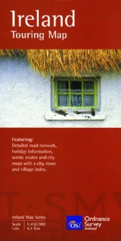 Koop Vandaag *IRLANDE TOURING MAP* (TRAVEL MAP TOUR) - Ordnance Survey of Ireland