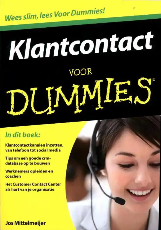 Veilige Betaling Klantcontact voor dummies - Jos Mittelmeijer