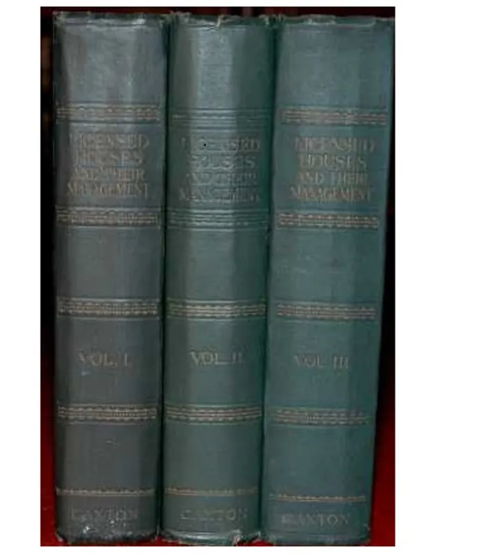 Gereduceerde Prijs Licensed houses and their management - BENTLEY CAPPER W.