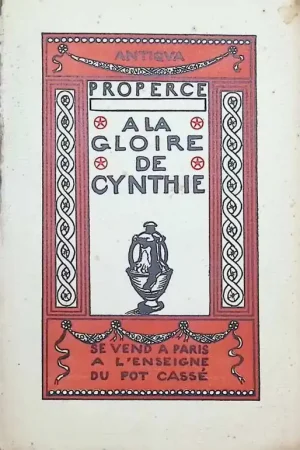 Direct Beschikbaar A la Gloire de Cynthie - J. Genouille traduit