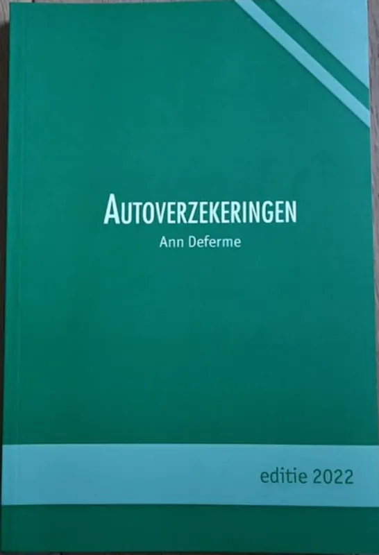 Autoverzekeringen 2022 - Ann Deferme Direct Verzonden