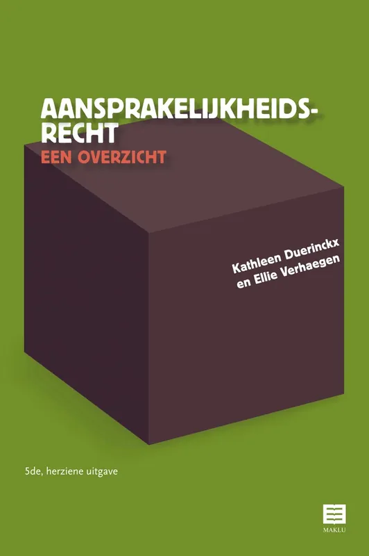 Tijdelijk Beschikbaar Aansprakelijkheidsrecht - Kathleen Duerinckx; Ellie Verhaegen
