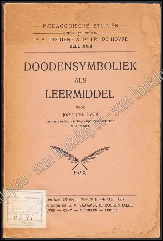 Betaalbaar Doodensymboliek als leermiddel - Jozef Johan PYCK